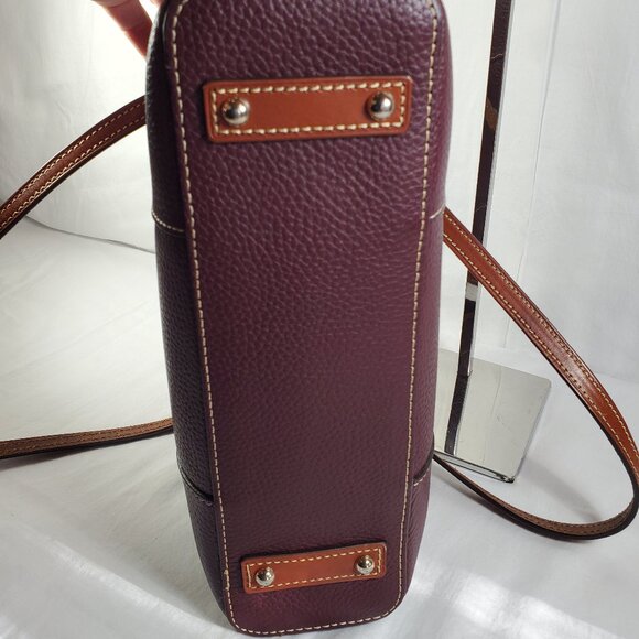 Dooney & Bourke Small Lexington in Burgundy - Picture 6 of 10